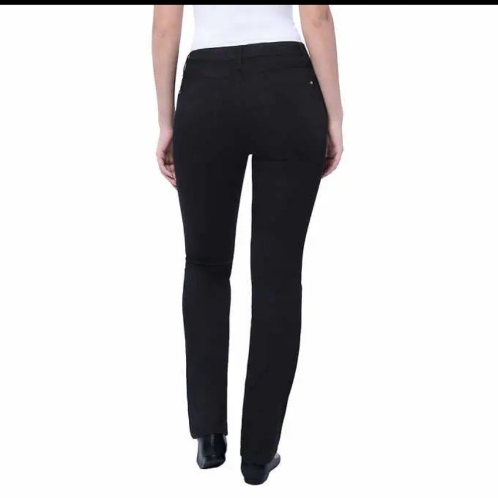 Straight Leg Black Denim Jeans - Picture 4 of 8